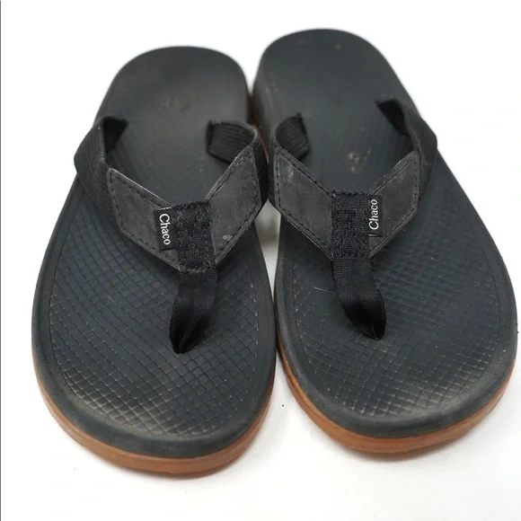 Chaco Women’s lowdown Low Down Thong Flip Flop Sandals Black Size 8 new - Picture 3 of 7